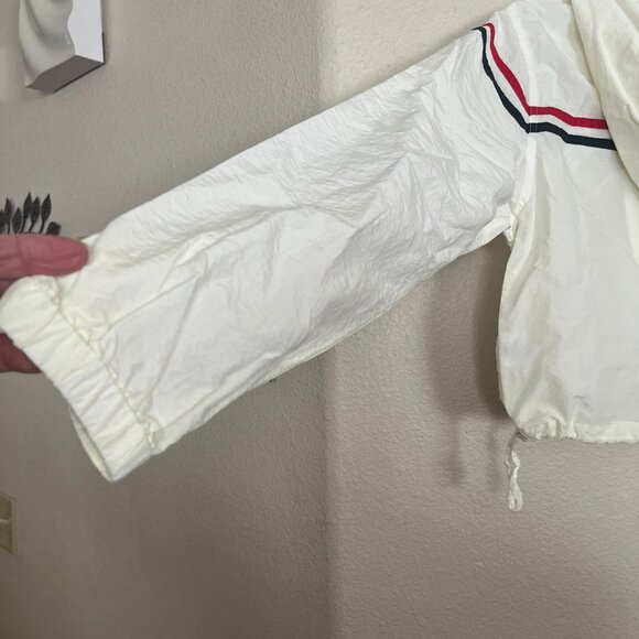 J Galt Off-White Zip up Windbreaker - Picture 4 of 5